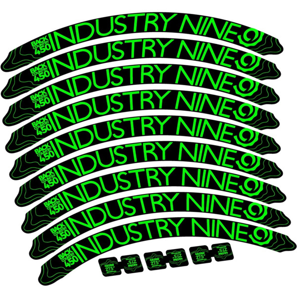 Industry Nine Back Country 450 Pegatinas en vinilo adhesivo Llanta (23)