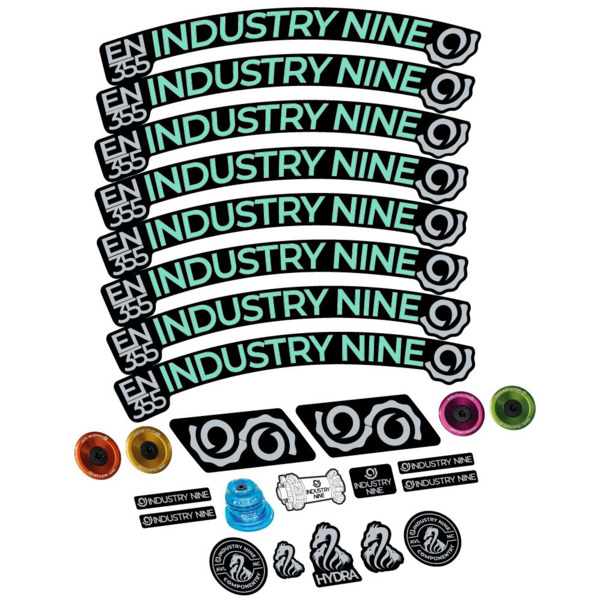 Industry Nine Enduro 355 Pegatinas en vinilo adhesivo Llanta MTB (9)