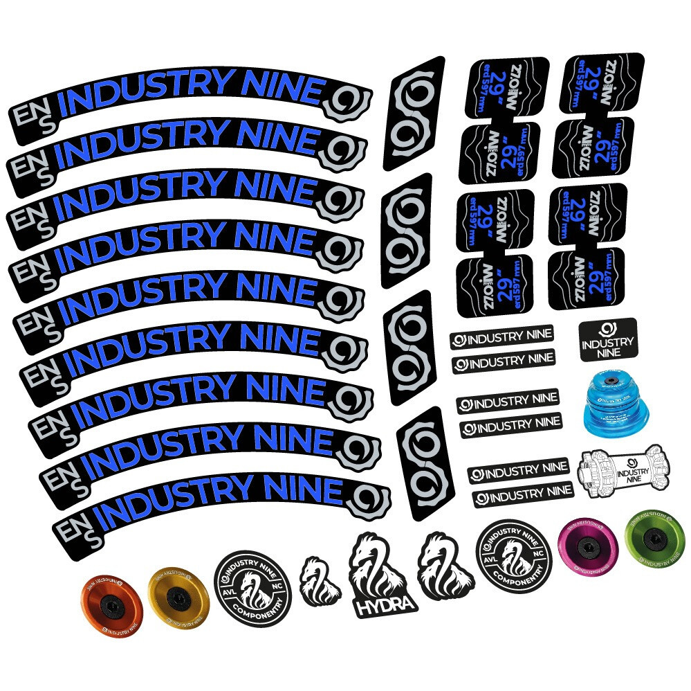 Industry Nine Enduro S Pegatinas en vinilo adhesivo Llanta MTB (5)