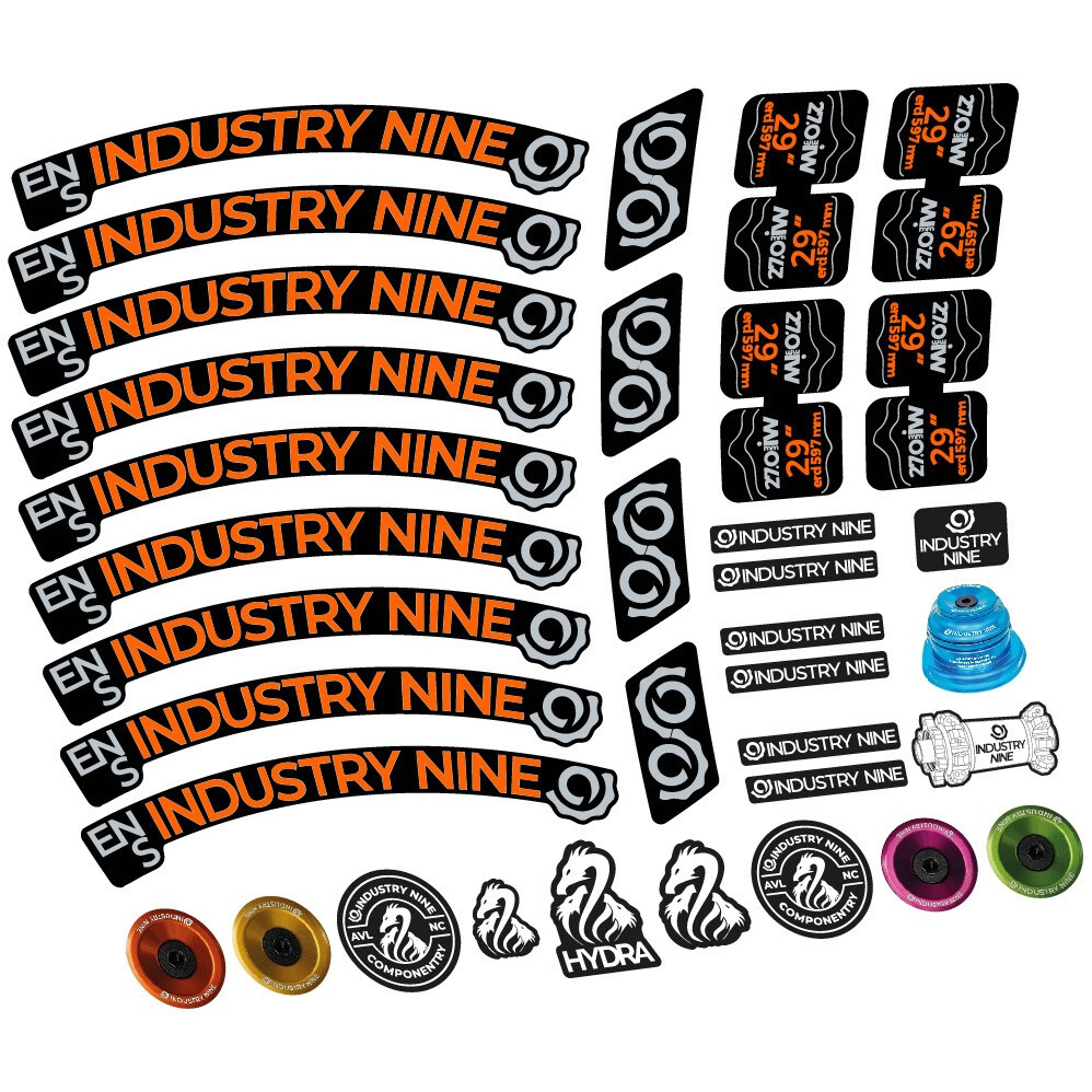 Industry Nine Enduro S Pegatinas en vinilo adhesivo Llanta MTB (11)