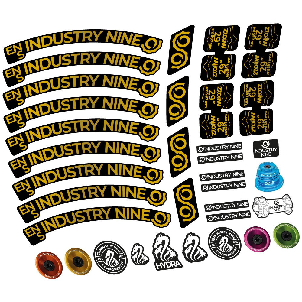 Industry Nine Enduro S Pegatinas en vinilo adhesivo Llanta MTB (13)