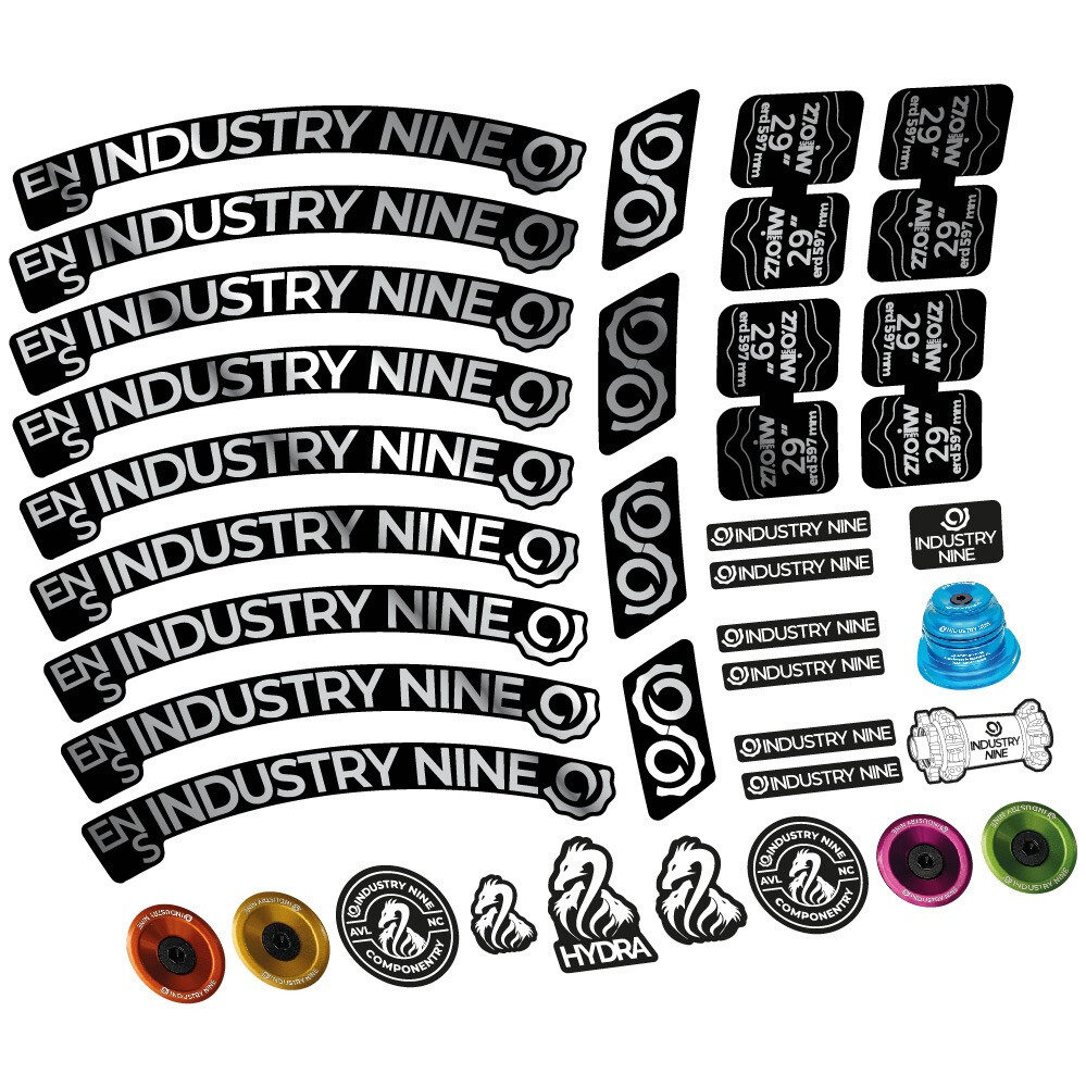 Industry Nine Enduro S Pegatinas en vinilo adhesivo Llanta MTB (16)