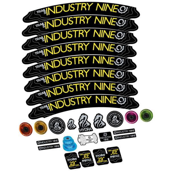 Industry Nine Trail S Pegatinas en vinilo adhesivo Llanta MTB (3)