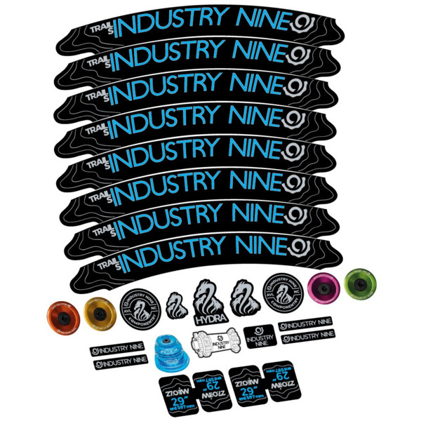 Industry Nine Trail S Pegatinas en vinilo adhesivo Llanta MTB (4)