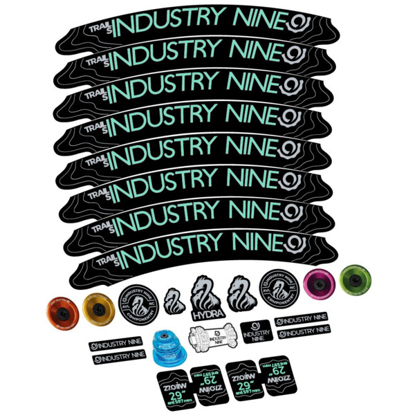 Industry Nine Trail S Pegatinas en vinilo adhesivo Llanta MTB (9)