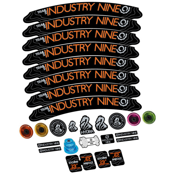 Industry Nine Trail S Pegatinas en vinilo adhesivo Llanta MTB (11)