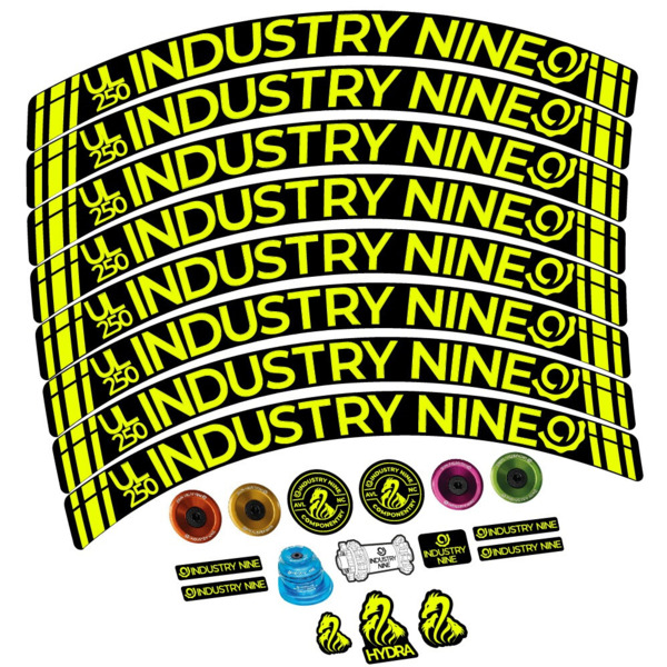 Industry Nine Ultralite Carbon Pegatinas en vinilo adhesivo Llanta MTB (2)