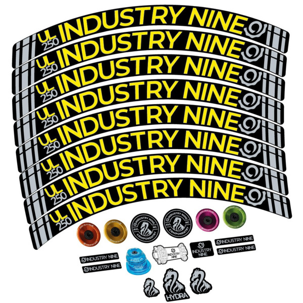 Industry Nine Ultralite Carbon Pegatinas en vinilo adhesivo Llanta MTB (3)