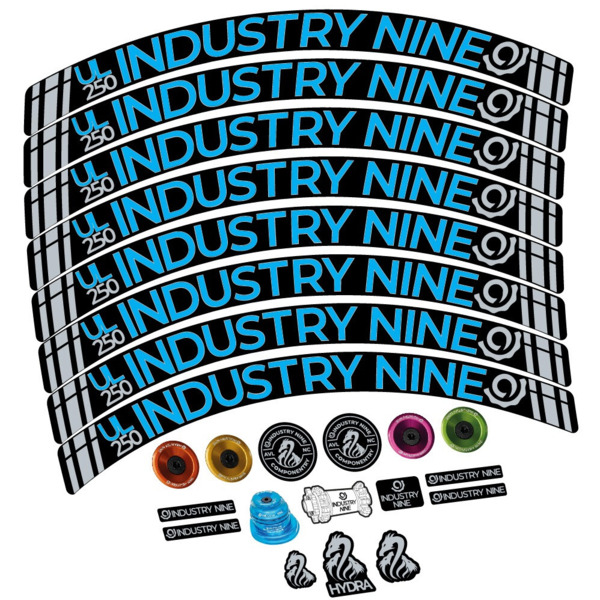 Industry Nine Ultralite Carbon Pegatinas en vinilo adhesivo Llanta MTB (4)