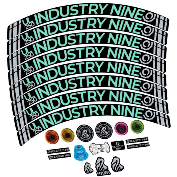 Industry Nine Ultralite Carbon Pegatinas en vinilo adhesivo Llanta MTB (9)