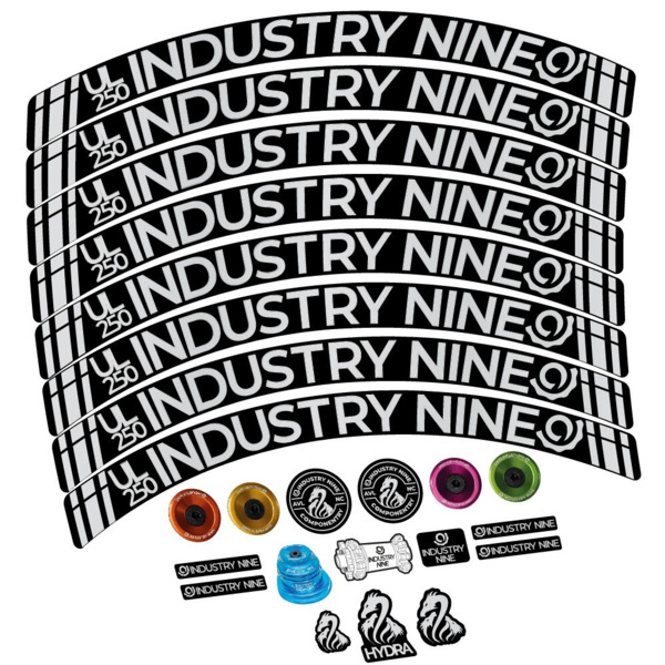 Industry Nine Ultralite Carbon Pegatinas en vinilo adhesivo Llanta MTB (15)