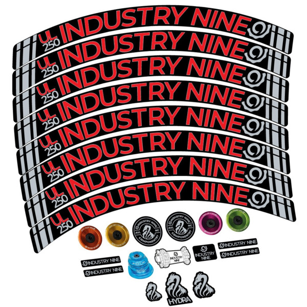 Industry Nine Ultralite Carbon Pegatinas en vinilo adhesivo Llanta MTB (19)