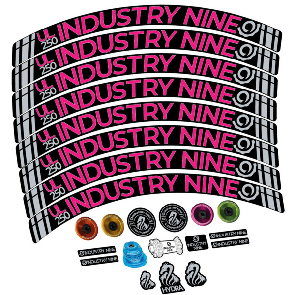 Industry Nine Ultralite Carbon Pegatinas en vinilo adhesivo Llanta MTB (21)