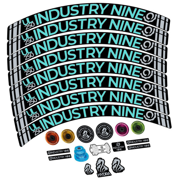 Industry Nine Ultralite Carbon Pegatinas en vinilo adhesivo Llanta MTB (22)