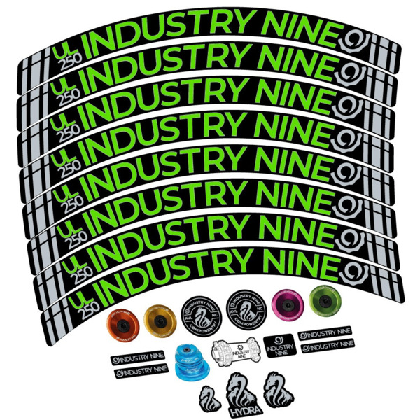 Industry Nine Ultralite Carbon Pegatinas en vinilo adhesivo Llanta MTB (24)