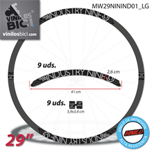 Industry Nine, vinilos adhesivos para llantas 29 pulgadas