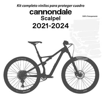 Protector Cannondale Scalpel 2022 pegatinas proteger vinilo adhesivo proteger