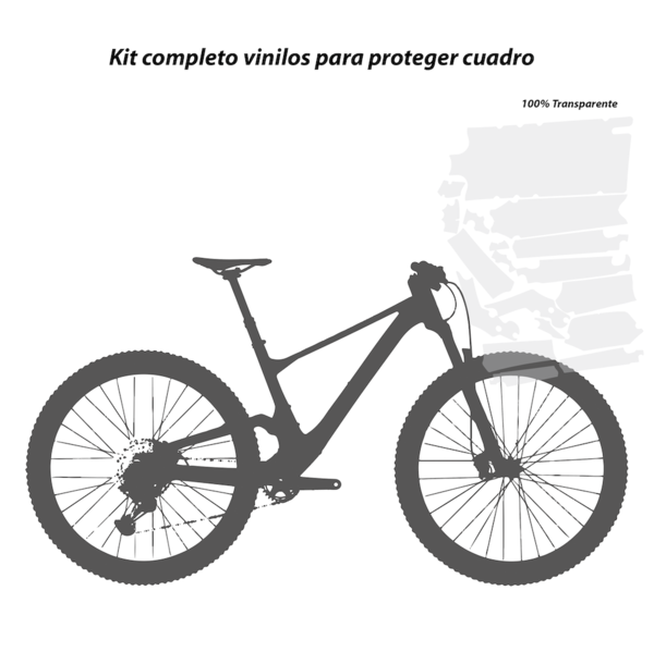 Juego protección integral Mondraker F-Podium Carbon 2020-2023 para cuadro