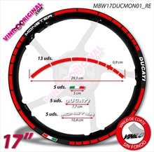 Pegatinas llantas Ducati monster (vinilos adhesivos)