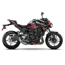 Kit Pegatinas en vinilo ahesivo moto kawasaki Z900 2020 - 2024 Diseño venom