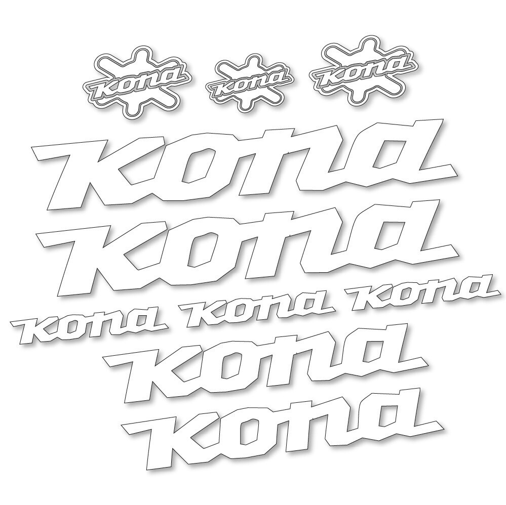 Kona Pegatinas en vinilo adhesivo Cuadro (6)
