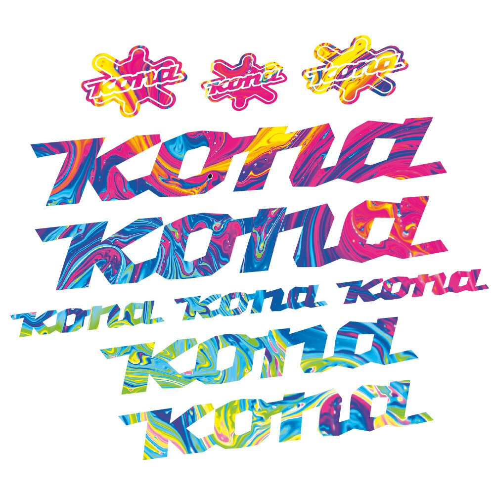 Kona Pegatinas en vinilo adhesivo Cuadro (17)