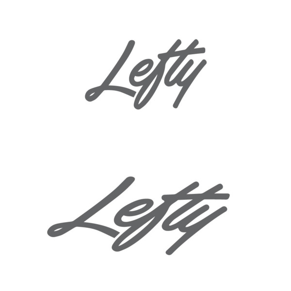 Lefty Logo Pegatinas en vinilo adhesivo (7)
