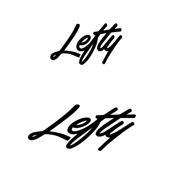 Lefty Logo Pegatinas en vinilo adhesivo (12)
