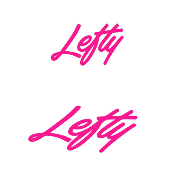 Lefty Logo Pegatinas en vinilo adhesivo (20)