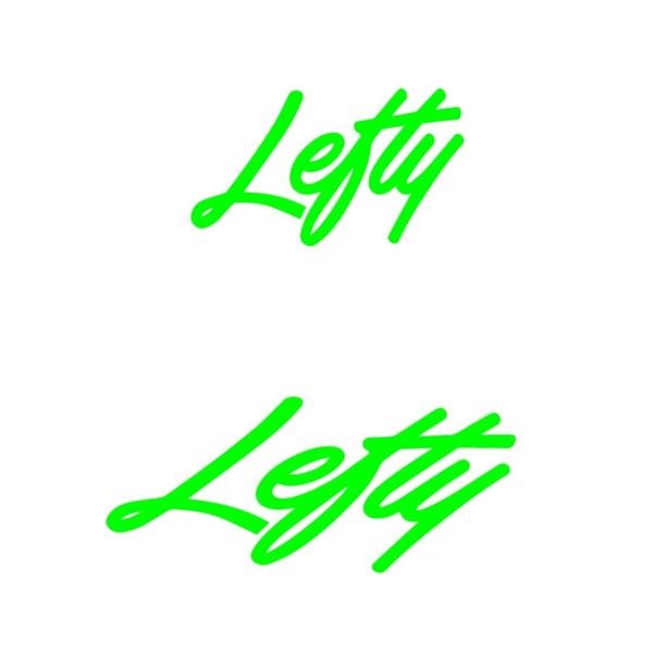Lefty Logo Pegatinas en vinilo adhesivo (23)