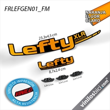Lefty XLR 100 29 vinilos adhesivos