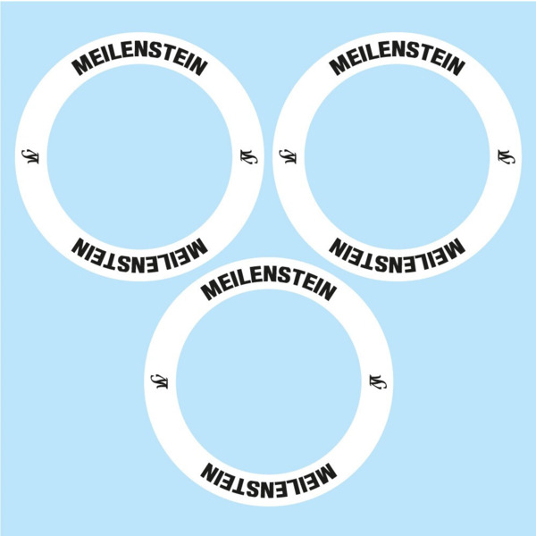 Lightweight Meilenstein 2020 Pegatinas en vinilo adhesivo Bujes (1)