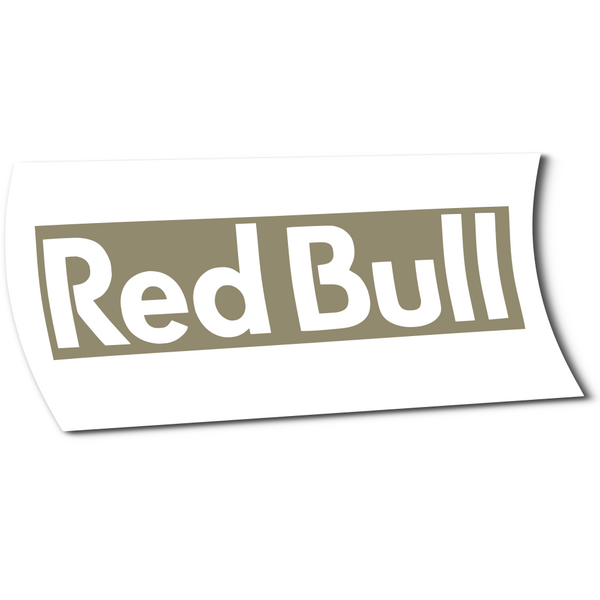 Letras Red Bull Pegatinas en vinilo adhesivo Máscara Negativo