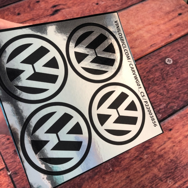 Logo Volkswagen, pegatina vinilo adhesivo (3)