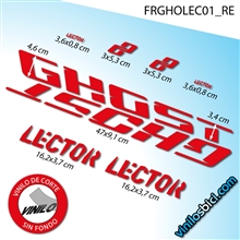 Ghost Lector vinilos adhesivos cuadro