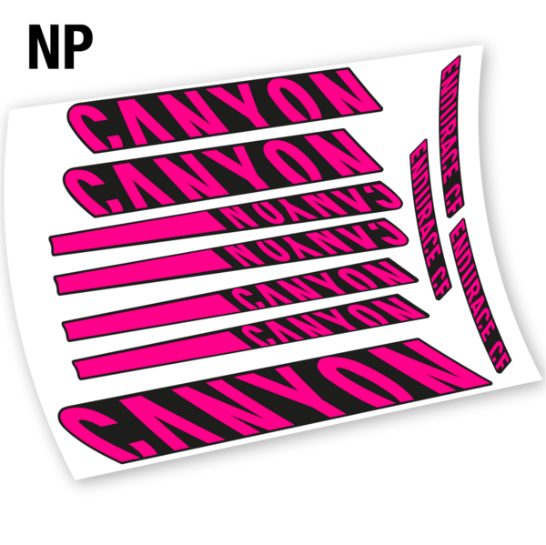 Canyon Endurace CF 8.0 2015 pegatinas en vinilo adhesivo