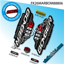 Marzocchi Bomber 888 RCV vinilos adhesivos