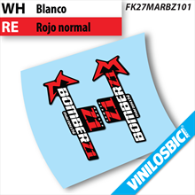 Marzocchi Bomber Z1 pegatinas en vinilo adhesivo