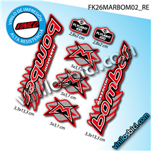 Marzocchi Bomber vinilos adhesivos