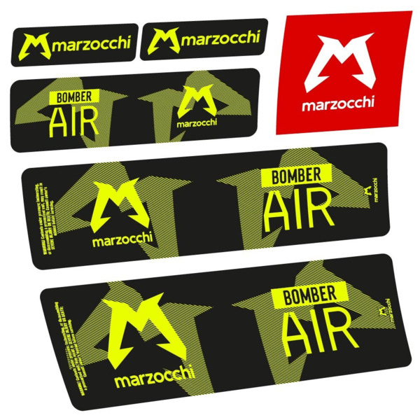 Marzocchi Bomber Air 2023-2024 Pegatinas en vinilo adhesivo Amortiguador (2)