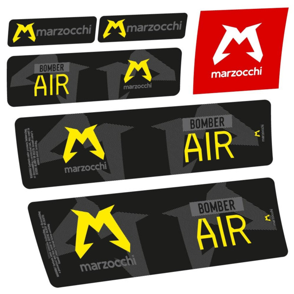 Marzocchi Bomber Air 2023-2024 Pegatinas en vinilo adhesivo Amortiguador (3)