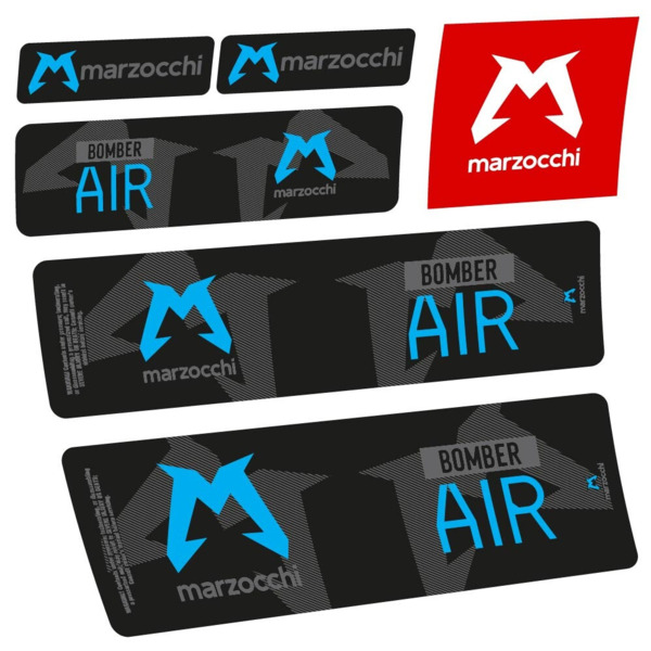 Marzocchi Bomber Air 2023-2024 Pegatinas en vinilo adhesivo Amortiguador (4)