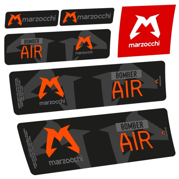 Marzocchi Bomber Air 2023-2024 Pegatinas en vinilo adhesivo Amortiguador (10)