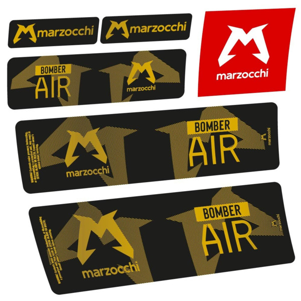 Marzocchi Bomber Air 2023-2024 Pegatinas en vinilo adhesivo Amortiguador (13)