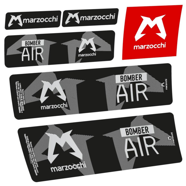 Marzocchi Bomber Air 2023-2024 Pegatinas en vinilo adhesivo Amortiguador (15)