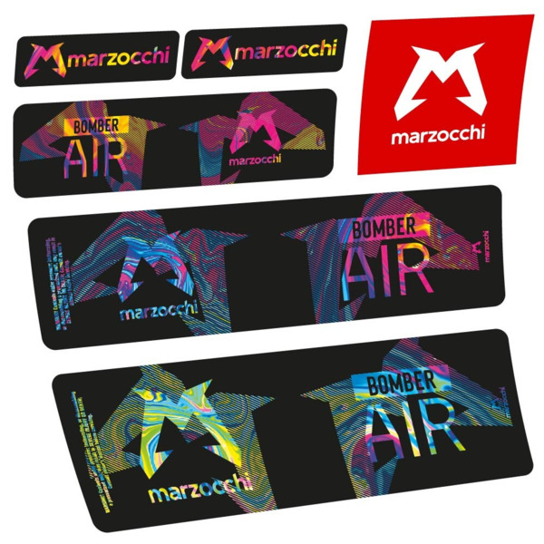 Marzocchi Bomber Air 2023-2024 Pegatinas en vinilo adhesivo Amortiguador (17)