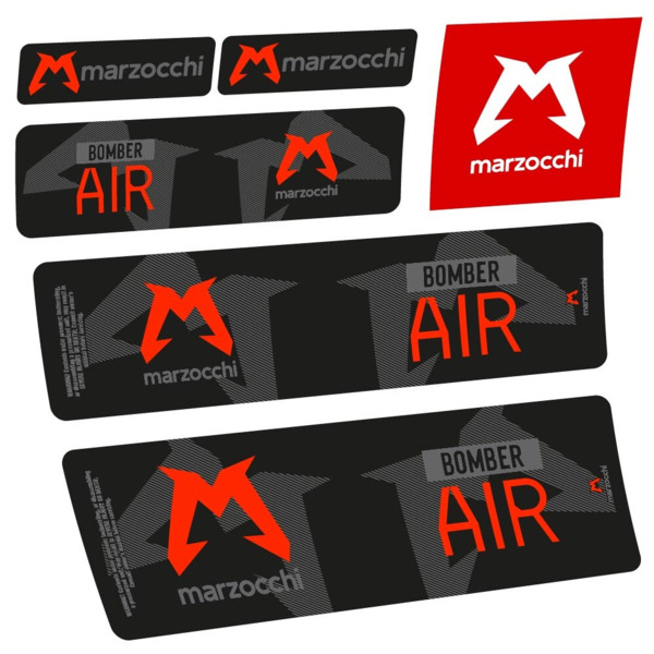 Marzocchi Bomber Air 2023-2024 Pegatinas en vinilo adhesivo Amortiguador (18)