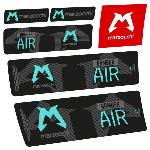Marzocchi Bomber Air 2023-2024 Pegatinas en vinilo adhesivo Amortiguador (22)