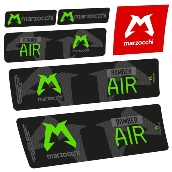 Marzocchi Bomber Air 2023-2024 Pegatinas en vinilo adhesivo Amortiguador (24)