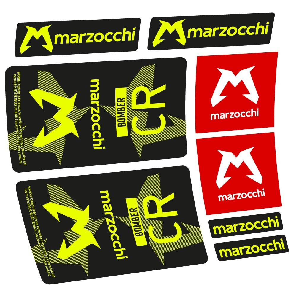 Marzocchi Bomber CR 2023-2024 Pegatinas en vinilo adhesivo Amortiguador (1)